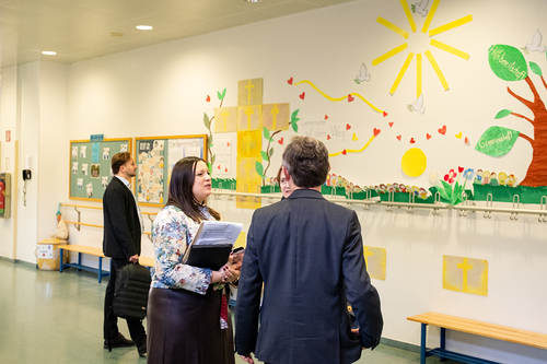 Schulbesuch Blaue Schule