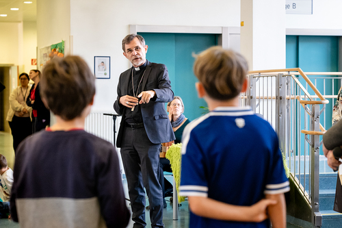 Schulbesuch Blaue Schule